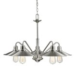 Douglas Oak 5 Light Large Chandelier by Bailey Street Home - 372-BEL-464672