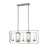 Carrick Corner 5 Light Small Island Pendant by Bailey Street Home - 372-BEL-550084