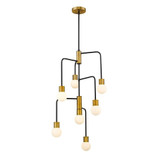 Langdale Town 7 Light Medium Linear Chandelier by Bailey Street Home - 372-BEL-937926