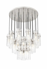 Robinson Down 27 Light Chandelier 15 Inch Tall and 39.5 Inch Wide by BSH - 372-BEL-1365431