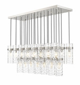 Robinson Down 23Light Linear Chandelier 15 Inch Tall X 20.25 Inch Wide by BSH - 372-BEL-1365430