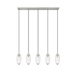 Birchfield Covert 5 Light Linear Chandelier 12 x 4.75 Inches Wide by BSH - 372-BEL-1332934