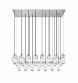 Birchfield Covert 23 Light Linear Chandelier 12 x 18 Inches Wide by BSH - 372-BEL-1332932