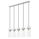 Robinson Down 5 Light Linear Chandelier 15 Inch Tall X 5.25 Inch Wide by BSH - 372-BEL-1365432