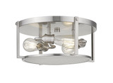 Erskin Wood 3 Light 16.25 Inch Wide Flush Mount by Bailey Street Home - 372-BEL-856812