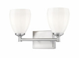 Wessex Top 2 Light Bath Vanity 10 Inch Tall and 16 Inch Wide by BSH - 372-BEL-1374895