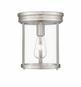 Evesham Glas 1 Light 9.25 Inch Wide Flush Mount by Bailey Street Home - 159-BEL-1325471