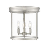 Evesham Glas 3 Light 13 Inch Wide Flush Mount by Bailey Street Home - 159-BEL-1325470