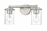 Evesham Glas 2 Light Vanity Light by Bailey Street Home - 159-BEL-1325464