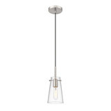 Brick Kiln Elms 1 Light Mini Pendant 8 Inch Tall by Bailey Street Home - 159-BEL-1325492