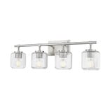 Leman Road 4 Light Bath Vanity 9 Inch Tall and 32 Inch Wide by BSH - 372-BEL-1363482