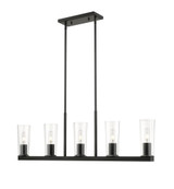 Apsley Fields 5 Light Linear Chandelier 12 Inches Tall and 5 Inches Wide by BSH - 372-BEL-1341045