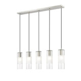 Rock Quadrant 5 Light Modern Linear Chandelier by Bailey Street Home - 372-BEL-1325511