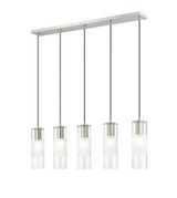 Rock Quadrant 5 Light Modern Linear Chandelier by Bailey Street Home - 372-BEL-1325511