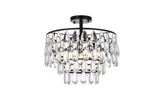 Bracken Head 3 Light 16 Inch Wide Flush Mount by Bailey Street Home - 390-BEL-1302570