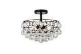 Stanmore Cottages 3 Light 14 Inch Wide Flush Mount by Bailey Street Home - 390-BEL-1302318
