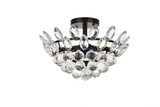 Hornbeam Link 3 Light 14 Inch Wide Flush Mount by Bailey Street Home - 390-BEL-1302332