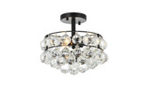 Stanmore Cottages 3 Light 12 Inch Wide Flush Mount by Bailey Street Home - 390-BEL-1302210