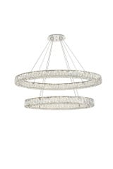 Midland Furlong LED Light Oversized 2 Tier Chandelier by BSH 390-BEL-936020 - 390-BEL-936020