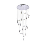 Copper Beech Covert 25 Light Oversized Chandelier by Bailey Street Home - 390-BEL-1302591