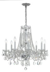 Lindsay Quadrant 8 Light Medium Chandelier by Bailey Street Home - 49-BEL-406207