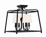 Silverdale Fairway 4 Light 16 Inch Wide Flush Mount by Bailey Street Home - 49-BEL-589285