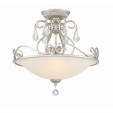 Heath Glade 3 Light 16.5 Inch Wide Semi Flush Mount by Bailey Street Home - 49-BEL-430151