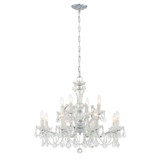 Barclay Avenue 12 Light Large 2 Tier Chandelier by Bailey Street Home - 49-BEL-406448