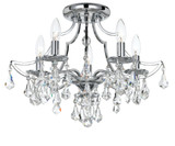 Lindisfarne Barton 5 Light 18.5 Inch Semi Flush Mount by Bailey Street Home - 49-BEL-1083675