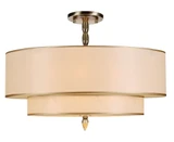 Monarch Vale 5 Light 26 Inch Wide Semi Flush Mount by Bailey Street Home - 49-BEL-430184