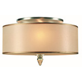 Monarch Vale 3 Light 14 Inch Wide Semi Flush Mount by Bailey Street Home - 49-BEL-406901