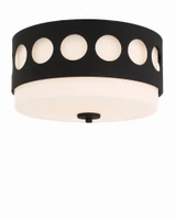 Holywell Heights 2 Light 13.37 Inch Wide Flush Mount by Bailey Street Home - 49-BEL-1033815