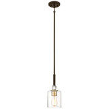 Woodstock Hey - 1 Light Mini Pendant in Transitional Style - 12.25 inches tall by 5 inches wide - 57-BEL-621165