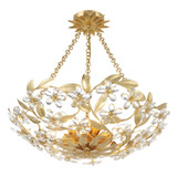 St Francis Brambles 6 Light 24 Inch Semi Flush Mount by Bailey Street Home - 49-BEL-1320077