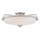 Newlands Quay 4 Light 21 Inch Wide Semi Flush Mount by Bailey Street Home - 71-BEL-1001579