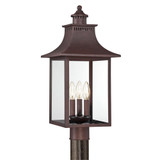 Bath Ridings 3 Light Outdoor Post Lantern by Bailey Street Home - 71-BEL-1001570
