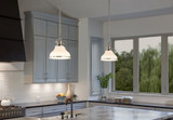 Thornfield Brambles 1 Light Opal Small Pendant by Bailey Street Home - 71-BEL-1001584
