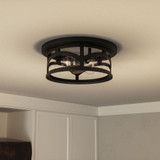 Ingleby Pastures 2 Light 13 Inch Wide Flush Mount by Bailey Street Home - 71-BEL-2749008