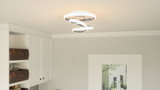 Garw Row 26W LED 13 Inch Wide Semi Flush Mount by Bailey Street Home - 71-BEL-1118812