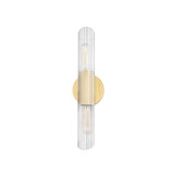Muston Avenue 2 Light Wall Sconce 17.25 Inch Tall by Bailey Street Home - 735-BEL-2693041