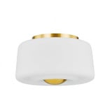 Dundas Crescent 2 Light 13.5 Inch Wide Flush Mount by Bailey Street Home - 735-BEL-1328532