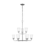 Hexham Court - 9.5W Nine Light 2-Tier Chandelier - 73-BEL-1001696