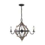 Saffron Rowans - 3.5W Four Light Chandelier - 73-BEL-1001700
