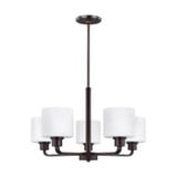 Broomhill Glebe - 9.5W Five Light Chandelier - 73-BEL-2755174