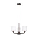 Broomhill Glebe - 9.5W Three Light Chandelier - 73-BEL-2755178