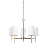 Contemporary Five Light Chandelier - 73-BEL-1001703