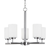 Contemporary Five Light Chandelier - 73-BEL-1001698