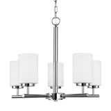 Contemporary Five Light Chandelier - 73-BEL-1001698