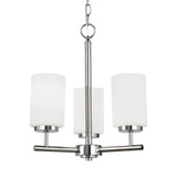 Contemporary Three Light Chandelier - 73-BEL-1001697