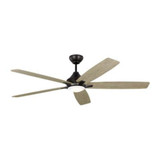Wootton Spinney - 5 Blade Ceiling Fan With Light Kit and Remote Control In Casual_Cottage Style-14.9 Inches Tall and 60 Inches Wide - 96-BEL-1107124